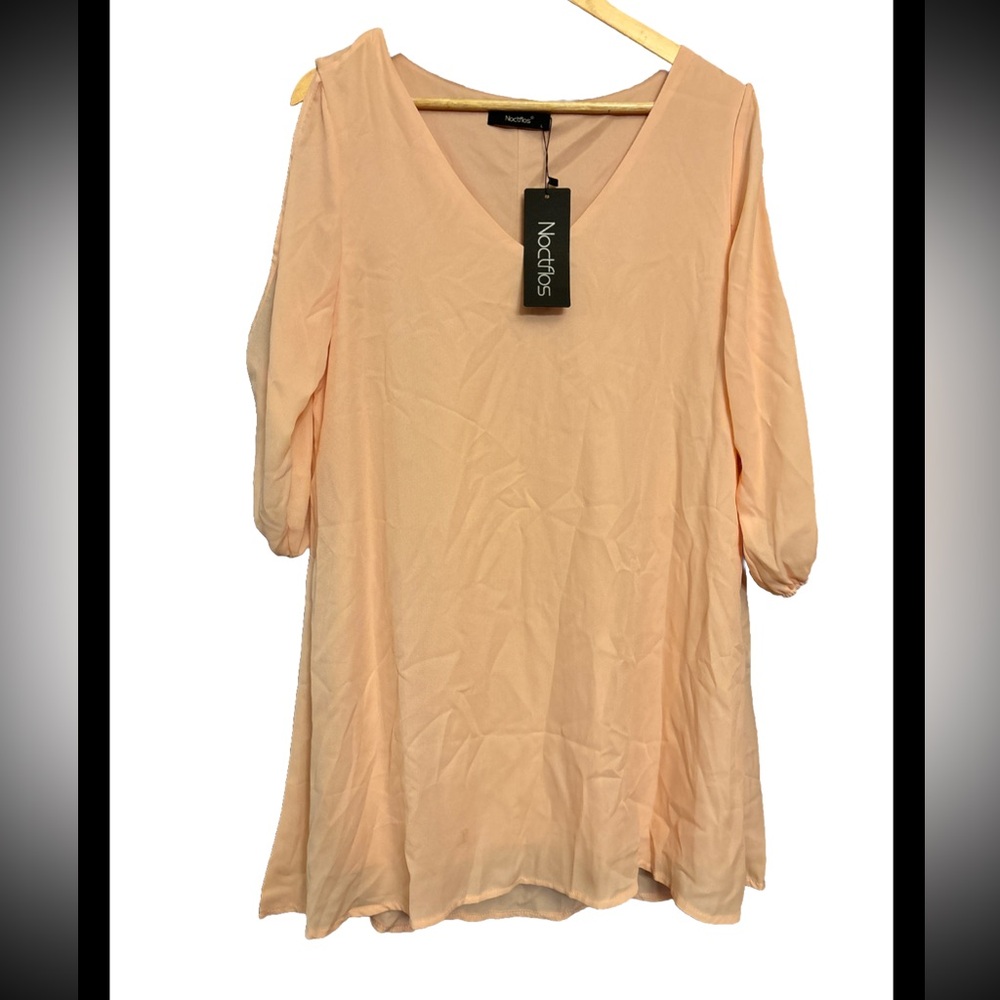 NWT Noctflos Blush Pink Large Summer Dress